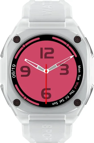 Miniatura 3 de Easfone B3 Sport Smart Watch, reloj de fitness AMOLED de 1.28 pulgadas con frecuencia cardíaca/sueño/impermeabilidad IP68/más de 120 modos Blanco