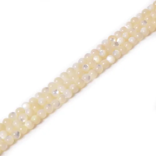 Miniatura 52 de Cuentas sueltas redondas de cristal curativo de 0.16 pulgadas (0.157 in) para hacer joyas