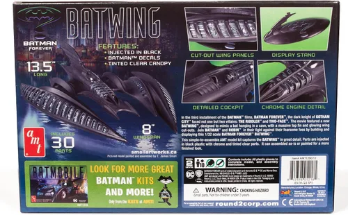 Miniatura 4 de AMT Batman Forever Batwing 1:32 Kit de modelo a escala 1:32