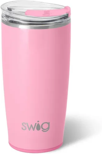 Miniatura 18 de Swig Life - Vaso aislante de 22 onzas, vaso de viaje para café con tapa, taza de viaje para café apta para portavasos, acero inoxidable (Aqua)