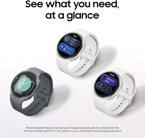 Miniatura 6 de Samsung Galaxy Watch 8 (2025) - Reloj inteligente LTE de 1.732 pulgadas, diseño de cojín, monitor de fitness, entrenamiento de sueño, entrenador