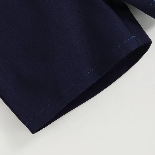 Miniatura 7 de AEEMCEM Conjunto de pantalones cortos estilo vaquero con estampado de vaca de manga corta y botones para bebé, conjunto de pantalones cortos