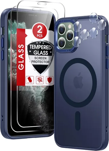 Miniatura 34 de LeYi Funda para iPhone XR: con protector de pantalla X2 + 2 funda para cámara [compatible con MagSafe] Funda protectora magnética i iphoneXR