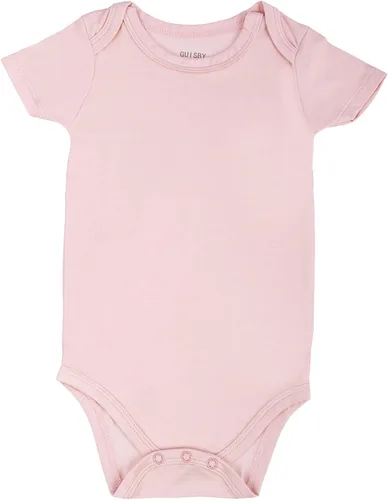 GUISBY Body de manga corta para bebé, rayón de verano, recién nacido, niños y niñas, 0-24 meses