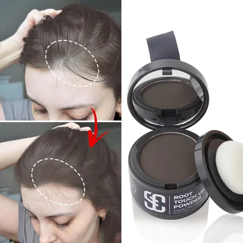 Miniatura 2 de SOVONCARE Polvo para la Línea del Cabello – Retoque de Raíces y Corrector de Canas para Hombres y Mujeres, Cubre Instantáneamente el Cabello Ralo