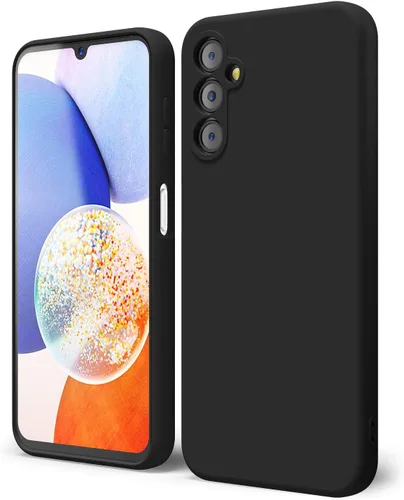 Miniatura 183 de oakxco Funda para teléfono Samsung Galaxy A12 con agarre de silicona líquida, linda delgada fina suave cubierta de gel de goma TPU lisa para mujeres