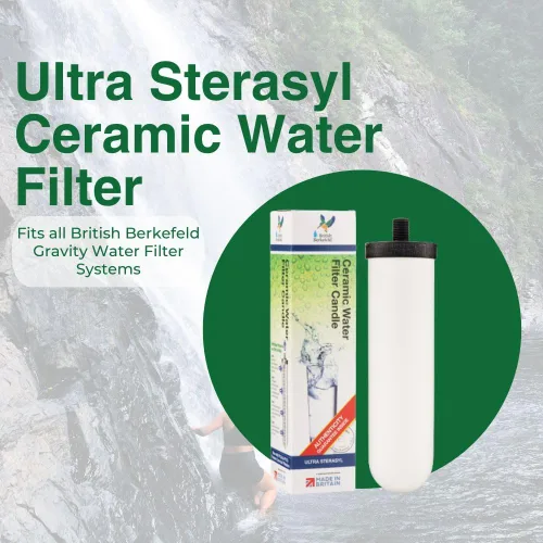Miniatura 2 de British Berkefeld Doulton - Vela de elemento de agua compatible con filtro de agua Berkey de repuesto para sistema de filtro de agua por gravedad