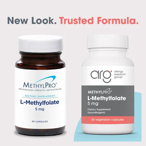 Miniatura 3 de MethylPro L-metilfolato 5 mg - L metil folato, suplemento de metilfolato para mujeres y hombres, vitamina B9 metilada (5-MTHF) para la salud