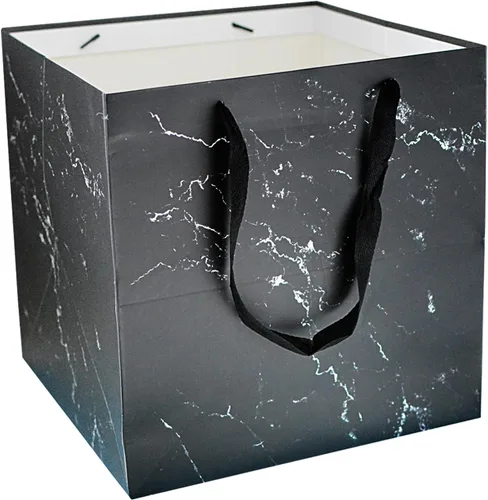 Miniatura 8 de Bolsa de regalo extragrande, bolsa grande cuadrada reutilizable de 11.8 pulgadas con asa, para bodas, cumpleaños, regalos, regalo del día del padre
