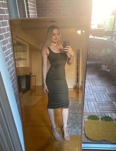 Miniatura 6 de Vestido Beagimeg largo, sin mangas, básico, liso, informal, para mujer