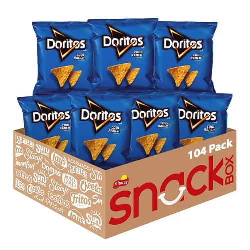 Miniatura 9 de Doritos Chips de tortilla saborizados, queso nacho reducido en grasa, 1 onza (paquete de 72)
