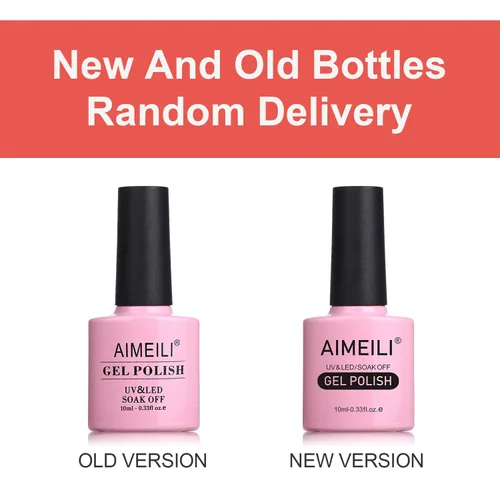 Miniatura 9 de AIMEILI Esmalte de uñas de gel sin crueldad, vegano, gel para uñas removible UV LED sin hema, arte de uñas nude, color rosa nude (022), 0.3 fl oz