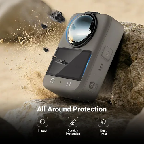 Miniatura 6 de NEEWER Juego de filtros ND compatibles solo con DJI Osmo 360, ND8 (3 topes) a presión de vidrio óptico multicapa de densidad neutra, filtro de lente