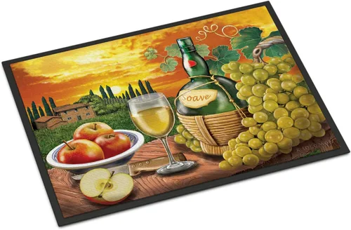 Miniatura 16 de Caroline's Treasures PRS4045MAT - Tapete para puerta delantera, 18 x 27 pulgadas, para interiores y exteriores, para entrada, antideslizante