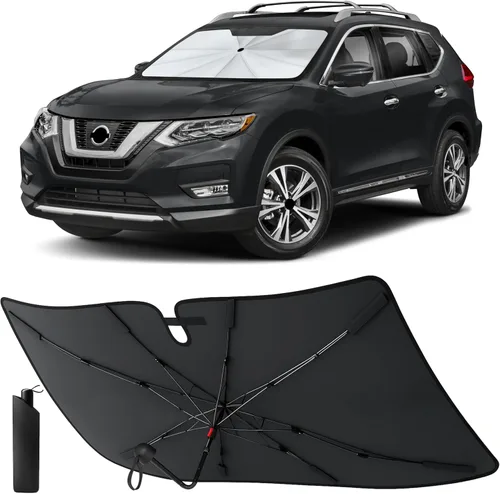 Miniatura 22 de 【2025 Actualizado】EcoNour Parasol Premium para Parabrisas de Coche Parasol Plegable para Parabrisas Delantero Visor Extendido Bloqueador de Sol