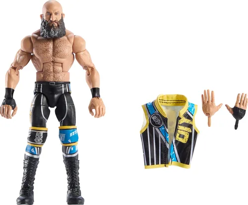Miniatura 10 de Mattel WWE Elite - Figura de acción y accesorios, serie #113 de 6 pulgadas, coleccionable de 6 pulgadas, John Carlito coleccionable con 25 puntos