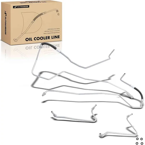 A-Premium Conjunto de manguera de línea de refrigeración de aceite de transmisión automática compatible con Ford F-150 F150 2005-2006 y Lincoln Mark