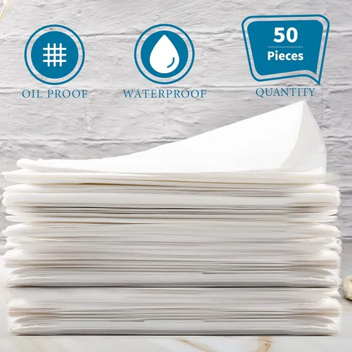 Miniatura 6 de Tatuo 50 sábanas desechables de 31 x 70 pulgadas, impermeables, para mesa de masaje, tela no tejida para spa, pestañas, salón de belleza, Blanco