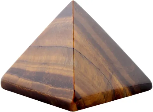 Cristal curativo de chakras tallado en pirámide natural de 1.5 pulgadas, piedra preciosa Reiki, desviación de radiación, decoración del hogar,