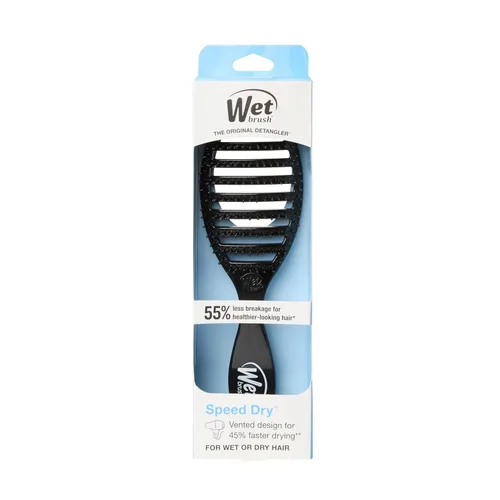 Miniatura 11 de Wet Brush Cepillo para Cabello de Secado Rápido, Negro, Diseño Ventilado y Cerdas Suaves HeatFlex, Seguro para Secado con Secador, Mango Ergonómico