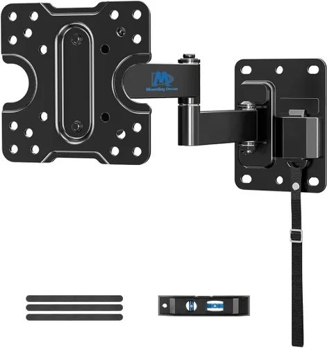 Mounting Dream Soporte de TV RV con cerradura para la mayoría de pantalla plana de 10 a 26 pulgadas, soporte de montaje de TV RV para cámper,