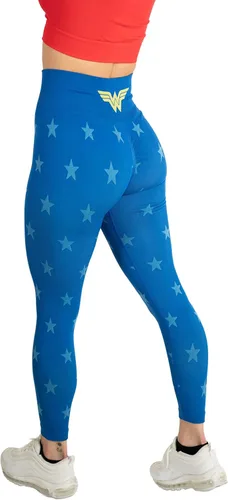 DC Comics Leggings de entrenamiento para mujer, sin costuras, para gimnasio, yoga, fitness, mujer maravilla, Batman Harley Quinn Superman