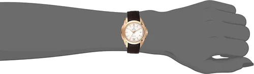 Miniatura 2 de Bulova 97de la mujer M104Precisionist Longwood Rose-tone Reloj de piel color café