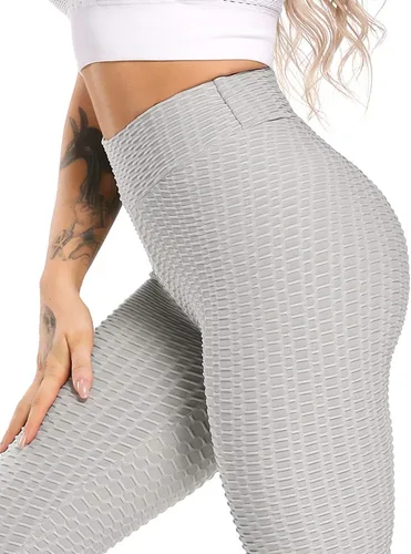 Miniatura 67 de SEASUM - Pantalones de yoga de cintura alta para mujer, con control de abdomen y realce de glúteos, leggings favorecedores para entrenar y correr