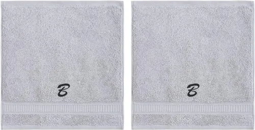 Miniatura 35 de Toallas con monograma, lujosas toallas personalizadas de algodón turco genuino para baño, cocina, hotel, spa, gimnasio y dormitorio universitario