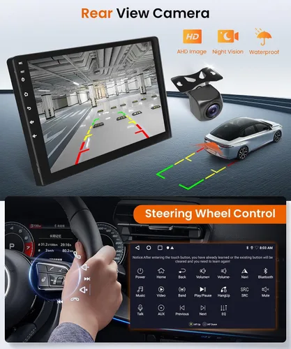 Miniatura 5 de Radio de coche 4Core 2G+64G para Nissan Altima 2008 2009 2010 2011 2012 Carplay, Rimoody Car Stereo con Android Auto Mirror Link 9 pulgadas pantalla