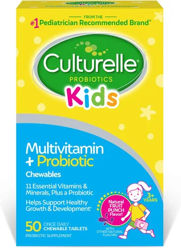 Miniatura 2 de Culturelle Kids Complete - Multivitamínico masticable + probiótico para niños a partir de 3 años, 50 gomitas probióticas diarias para mujeres