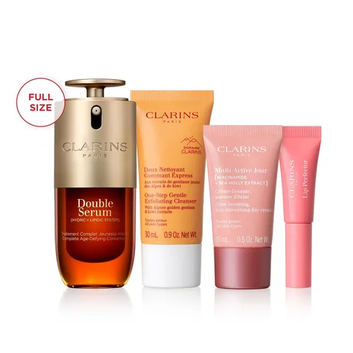 Miniatura 3 de Clarins DOBLE SÉRUM Suero Facial Antienvejecimiento Visiblemente Reafirma, Suaviza, Aumenta la Radiancia y Refina los Poros Hidratación 24H