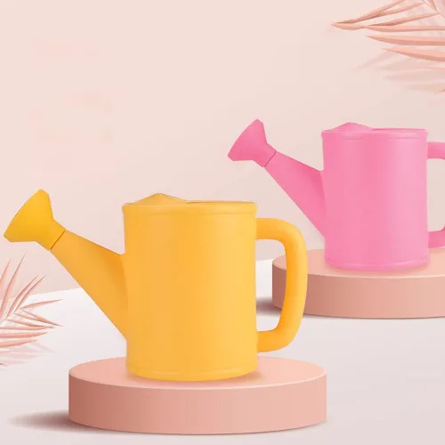 Miniatura 5 de Regadera para plantas de interior, juego de 3 latas pequeñas de plástico para jardinería y playa, para plantas de jardín, flores, exteriores, 27.1