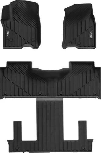 Miniatura 40 de 3W Alfombrillas de piso para Chevy Equinox 2018-2023 2024/Alfombrillas de piso GMC Terrain, TPE para todo clima con ajuste personalizado