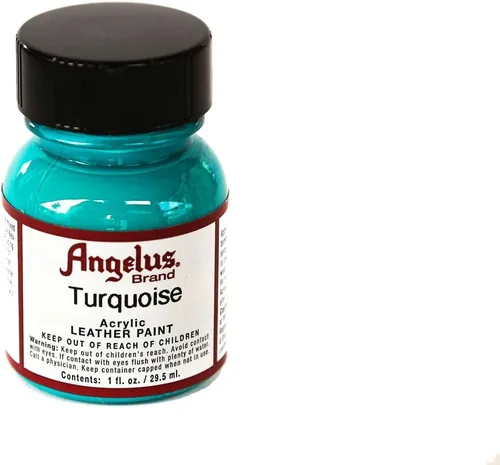 Pinturas para cuero de Angelus, turquesa, 1 Ounce