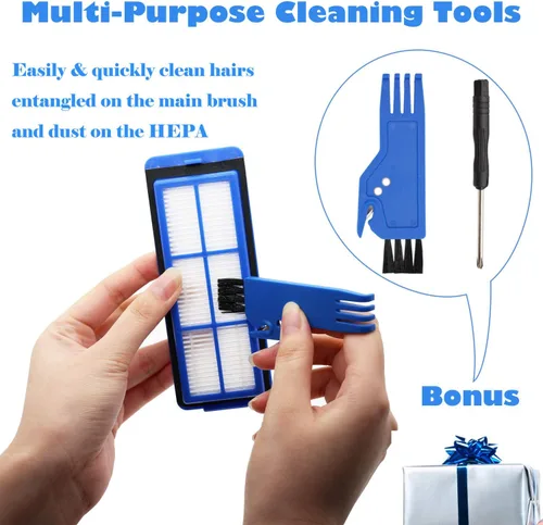 Miniatura 7 de Piezas de repuesto para Eufy 11S Max, kit de accesorios para aspiradora robótica híbrida 15C Max, 30C Max, G30, G30 Edge, G30 Hybrid, incluye 4