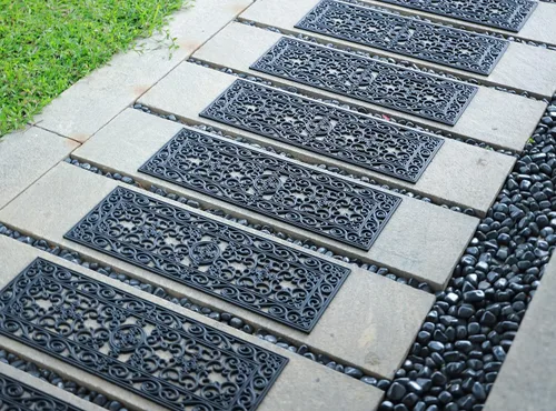 Miniatura 8 de IRONGATE Alfombrillas para escaleras, 4 unidades, resistentes, antideslizantes, para interiores y exteriores, antideslizantes, resistentes, de grado