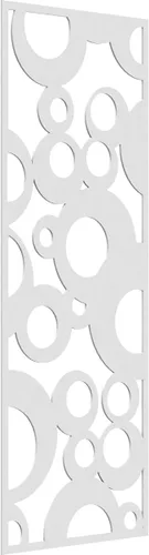 Miniatura 75 de Farwell Paneles de pared decorativos de madera con calado, 13 3/8 pulgadas de ancho x 34 3/8 pulgadas de alto x 1/4 de alto, roble rojo rojo