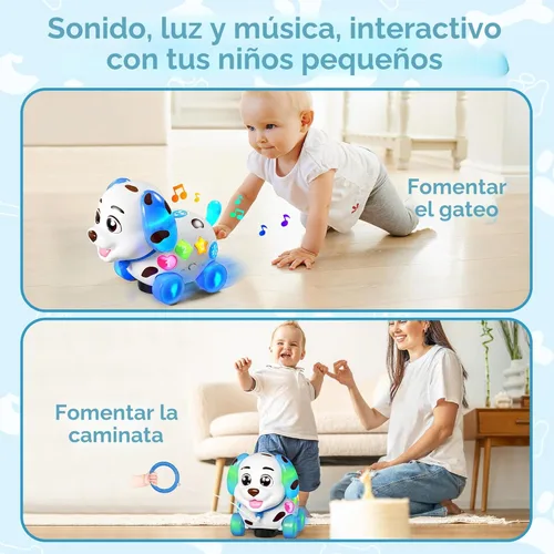 Miniatura 2 de Juguetes musicales para niños de 1 año, regalos para bebés de 6-12-18 meses, juguetes de aprendizaje para cachorros para niños de 1 año, regalos Azul