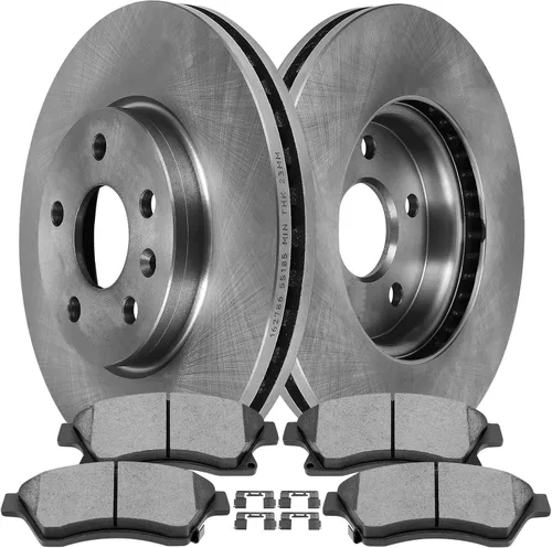 Miniatura 34 de SCITOO Brake Kits For Jeep For Cherokee 1999-2001,For TJ 1999-2006,For Jeep For Wrangler 2000-2006 Front Drilled & Slotted Disc Brakes Rotors and