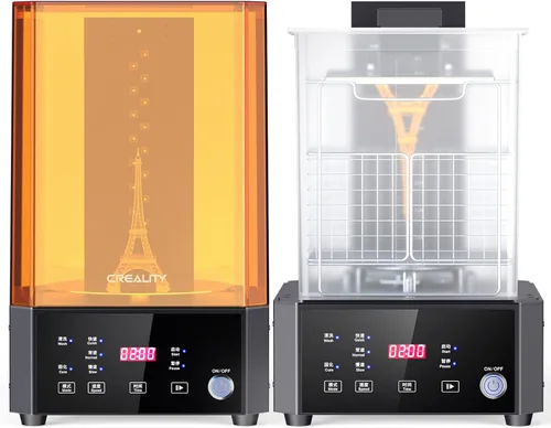 Creality Estación de lavado y curado UW-01 Máquina 2 en 1 Impresora 3D de resina Caja rotatoria de curado UV Cubo para LCD/DLP/SLA Tamaño de lavado