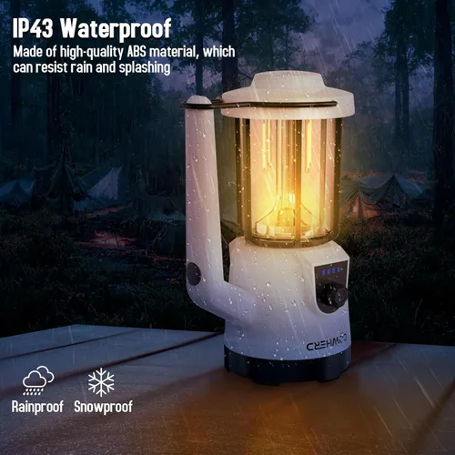 Miniatura 4 de Paquete de 2 linternas LED recargables – 1200LM súper brillante, modos de foco y linterna, impermeable, banco de energía, para cortes de energía