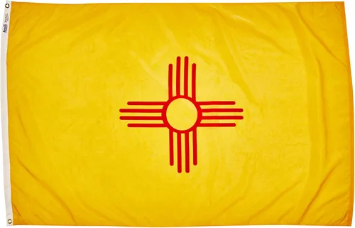 Annin Flagmakers Bandera del estado de Nuevo México, fabricada en Estados Unidos según las especificaciones de diseño oficial del estado, 4 x 6 pies
