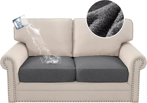 Miniatura 11 de H.VERSAILTEX Fundas impermeables para cojines de asiento de sofá Fundas para cojines de sofá Fundas protectoras antideslizantes para cojines