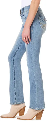 Miniatura 3 de WallFlower Women's Luscious Curvy Bootcut Mid-Rise Insta Stretch Juniors Jeans (Standard and Plus)