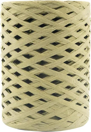 Miniatura 12 de Mandala Crafts Aqua Raffia - Hilo de rafia para envolver regalos, cinta de rafia de papel natural de 200 yardas para ganchillo, manualidades