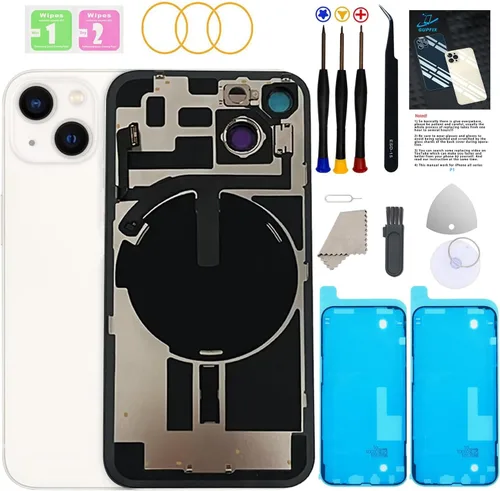 Miniatura 30 de Reemplazo de cristal trasero para iPhone 15Pro Max con herramientas Repir Big Hole OEM Rear Cover Glass Pre-Installed Internal Parts Easier