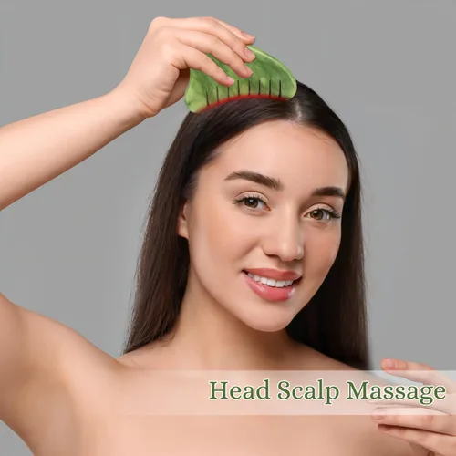 Miniatura 2 de Peine de masaje del cuero cabelludo, masajeador del cuero cabelludo para el crecimiento del cabello, rascador de cabeza para el cuero cabelludo