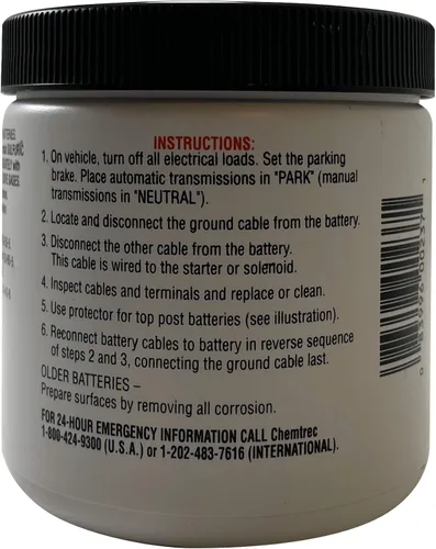 Miniatura 4 de Protectores de terminales de poste superior de batería negra, tarro de 100 unidades, fabricado en Estados Unidos