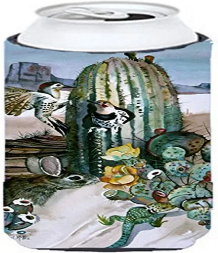 Miniatura 24 de Caroline's Treasures 6015LITERK Flower – Bird of Paradise Botella de vino Hugger Botella Enfriador de Frigorífico Hugger Funda Abrazadora Lavable a